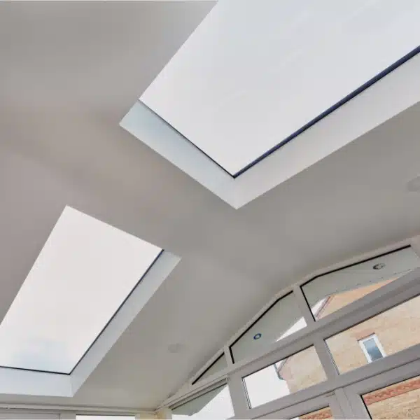 Plastered-ceiling-of-Equinox-Solid-tile-conservatory-roof-with-large-glazing-panels