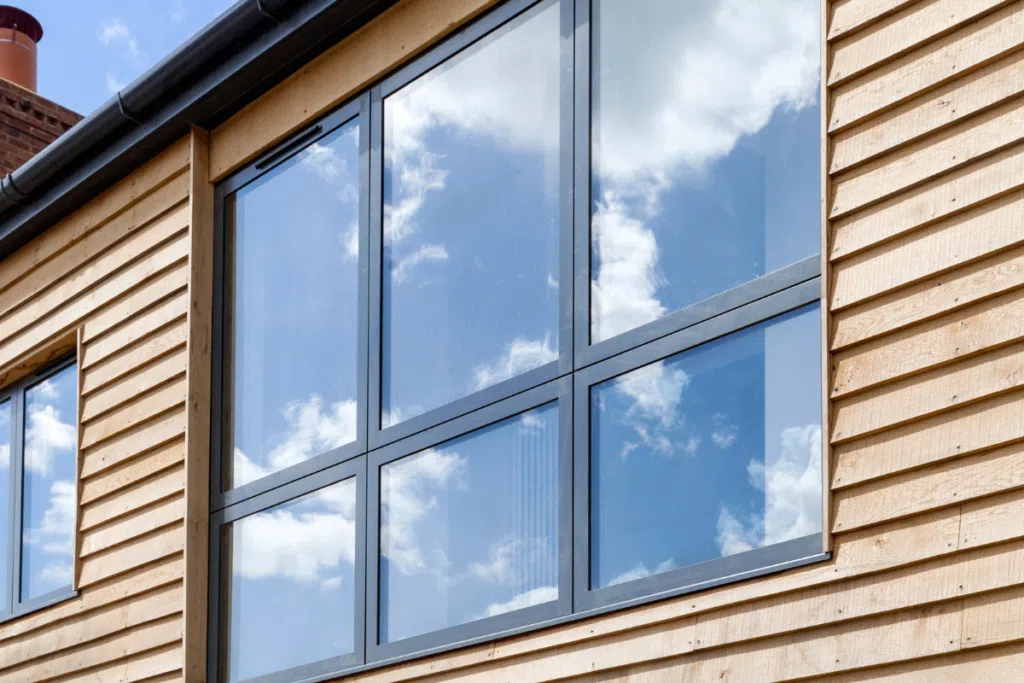 Triple glazed windows available with opal heritage aluminium windows