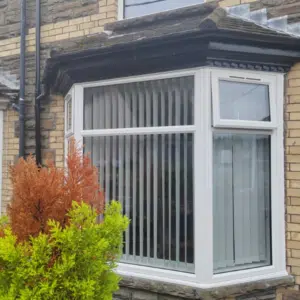 bay upvc window