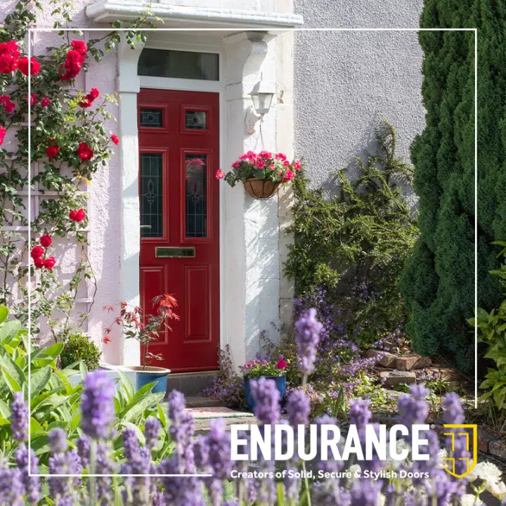 endurance red front door