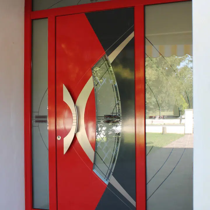 red alumium front door spitfire