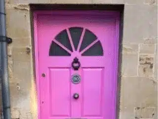 pink front door banned