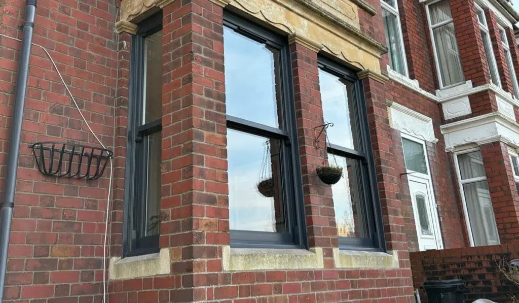 grey upvc sash windows