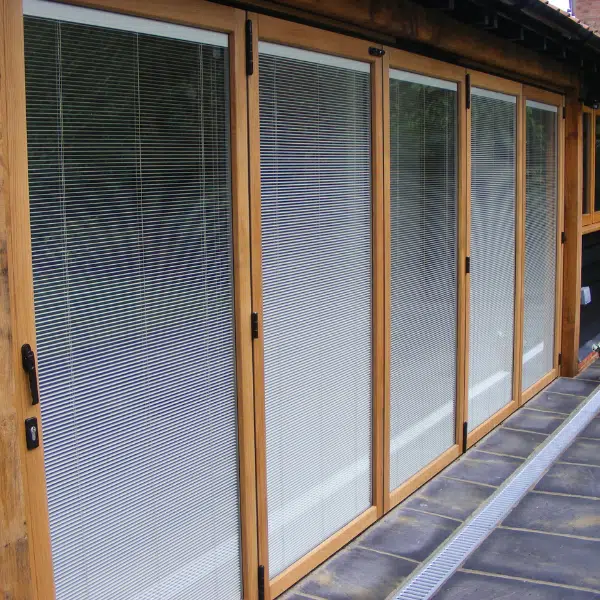 morley blinds integral blinds in wooden bifold doors