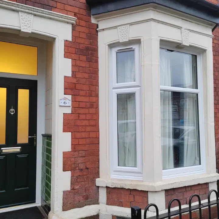 bay window with casement windows to replace sash