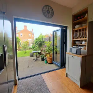 bifold doors in kitchen