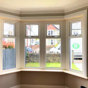 casement windows in bay window