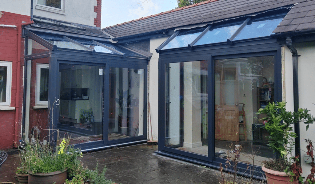 conservatory extensions woth glass roof