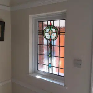 fixed upvc window in hall