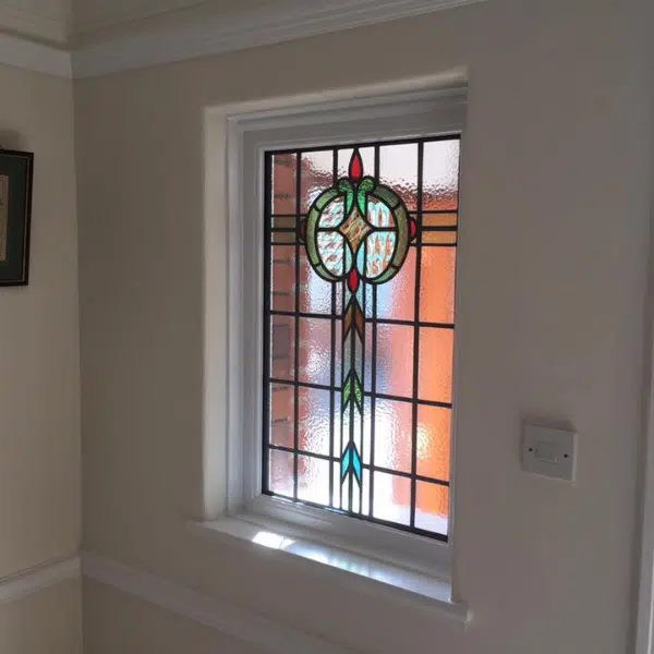 fixed upvc window in hall