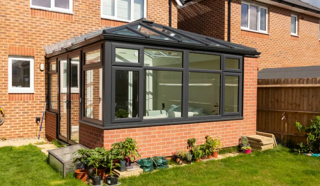 wendland anthracite glass conservatory