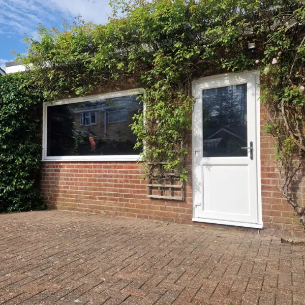 back door and window for garage