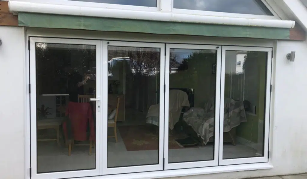 3 metre bifold doors with left master door