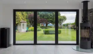 3 metre bifold doors with wide leaves